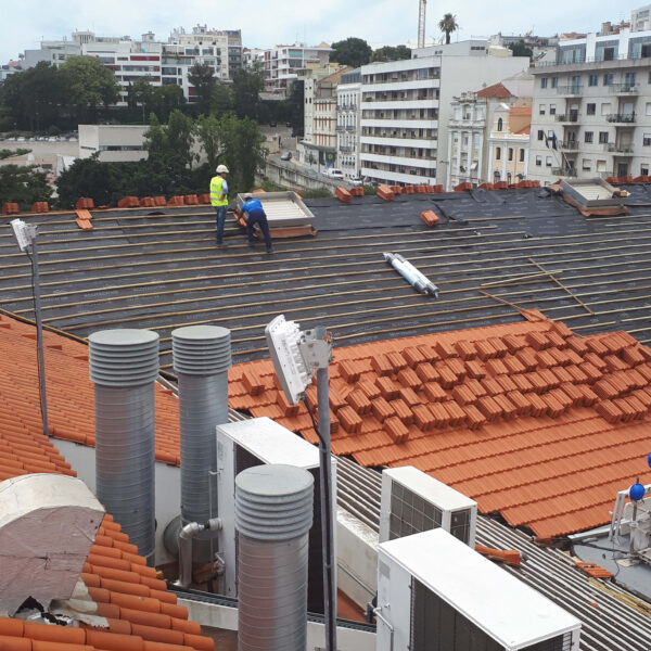Assembleia da Republica-Beneficiação das coberturas