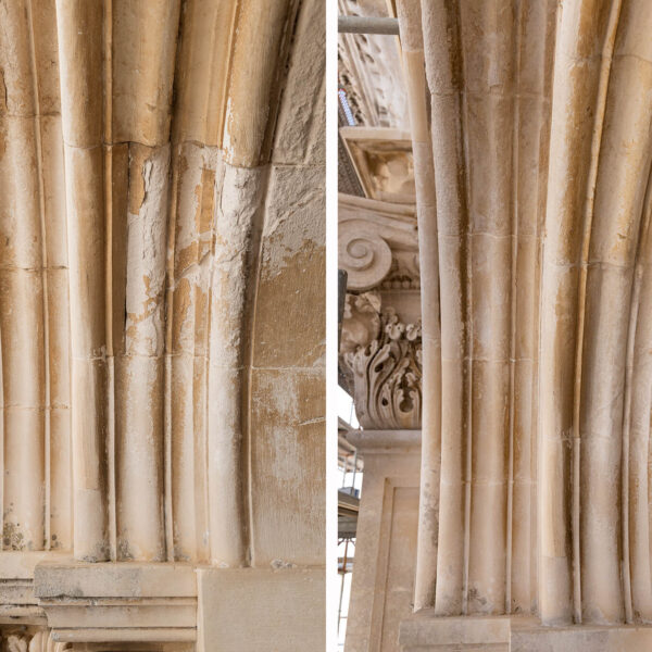 Mosteiro de Alcobaça - Conservação da Fachada Poente e da Fachada Norte Rebocada